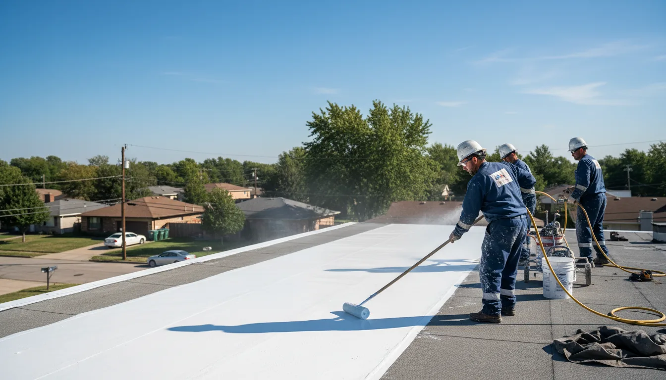 Commercial roof coating in Iron Mountain, MI near me